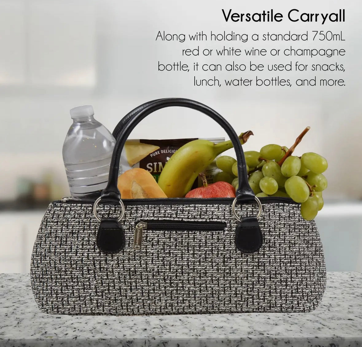 Wine Clutch Wine Purse
Safar Design. COLOR: BROWN SAFARI