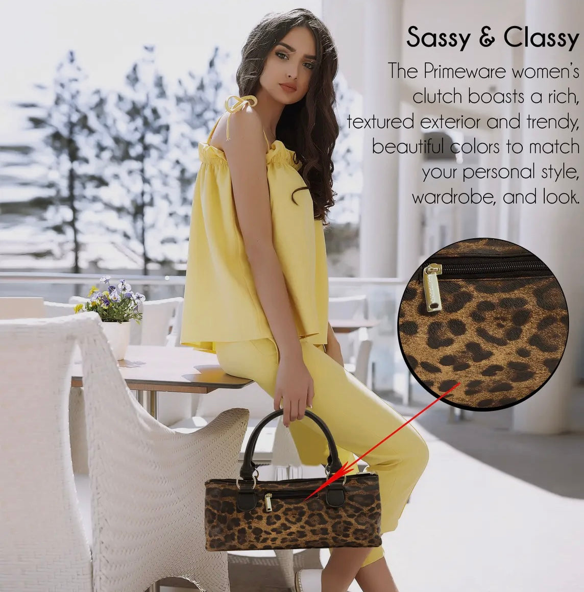 Wine Clutch Wine Purse
Safar Design. COLOR: BROWN SAFARI