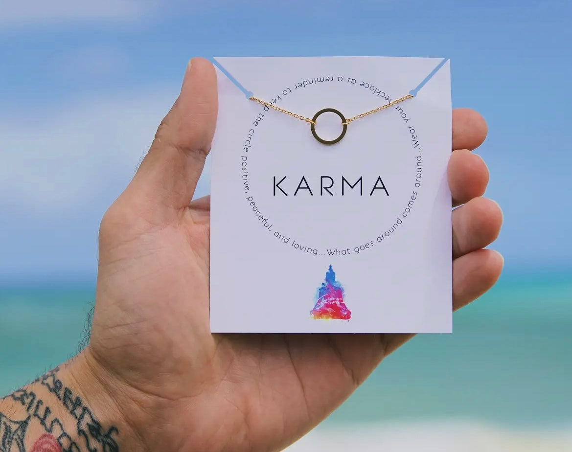 ‘Karma’ Affirmation Necklace