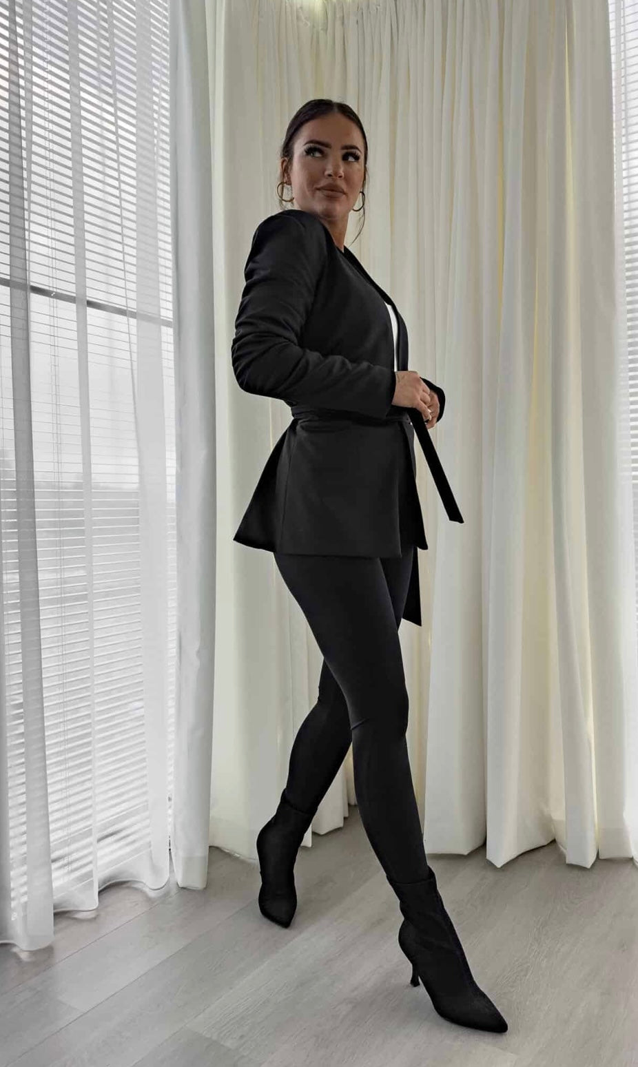 ISABELLE jacket - black 🇵🇱 Marynarka ISABELLE - czarna ByMe