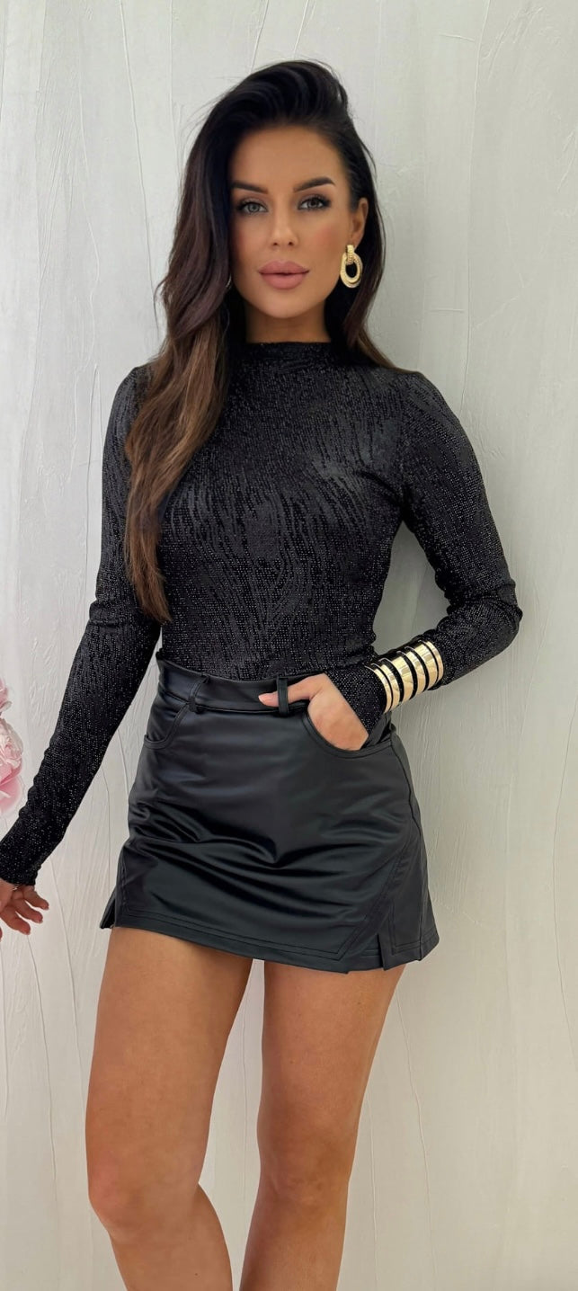 Elegant Blouse ByMe / Bluzka SABRINA harley - czarna ByMe 🇵🇱