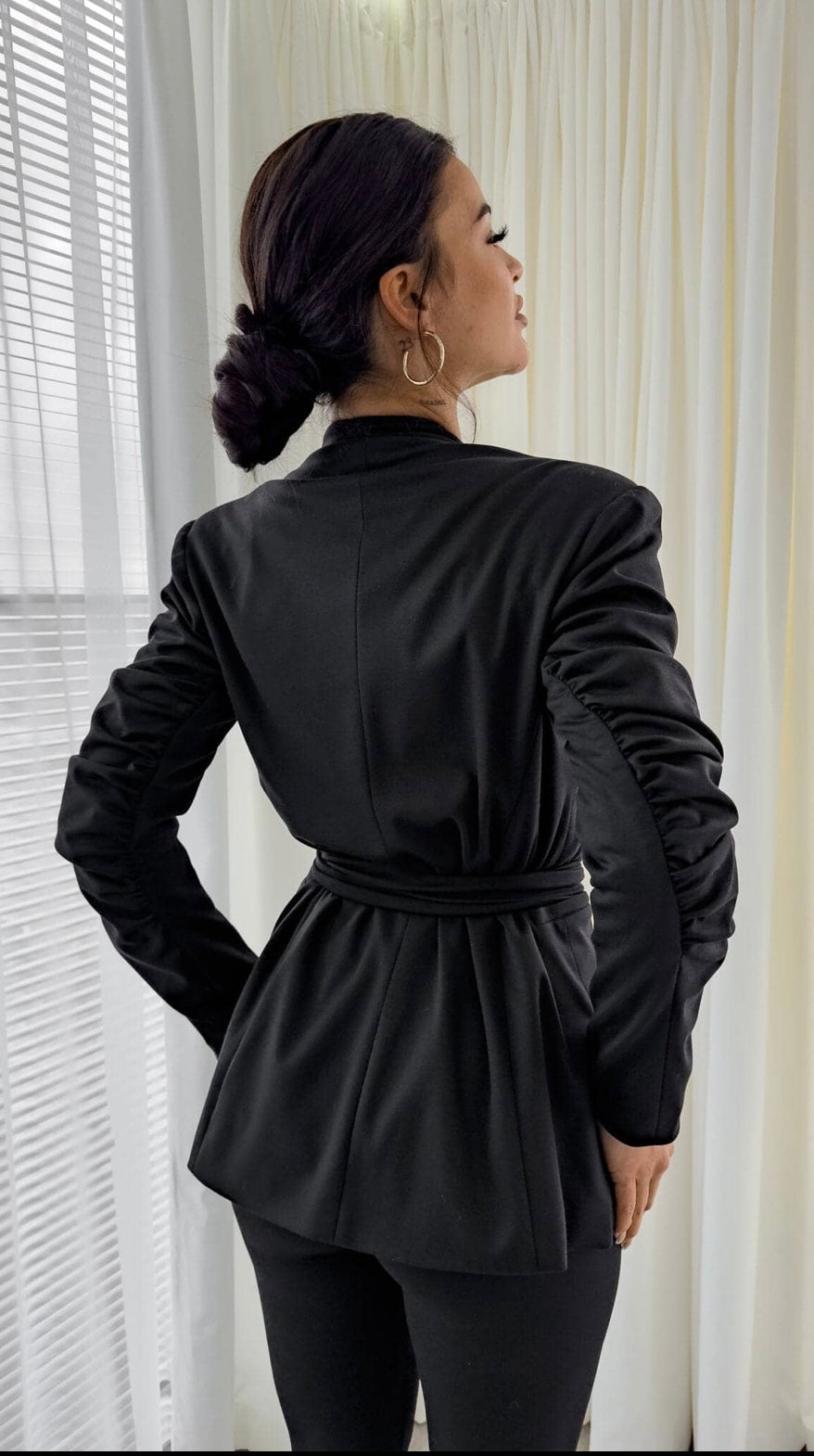 ISABELLE jacket - black 🇵🇱 Marynarka ISABELLE - czarna ByMe