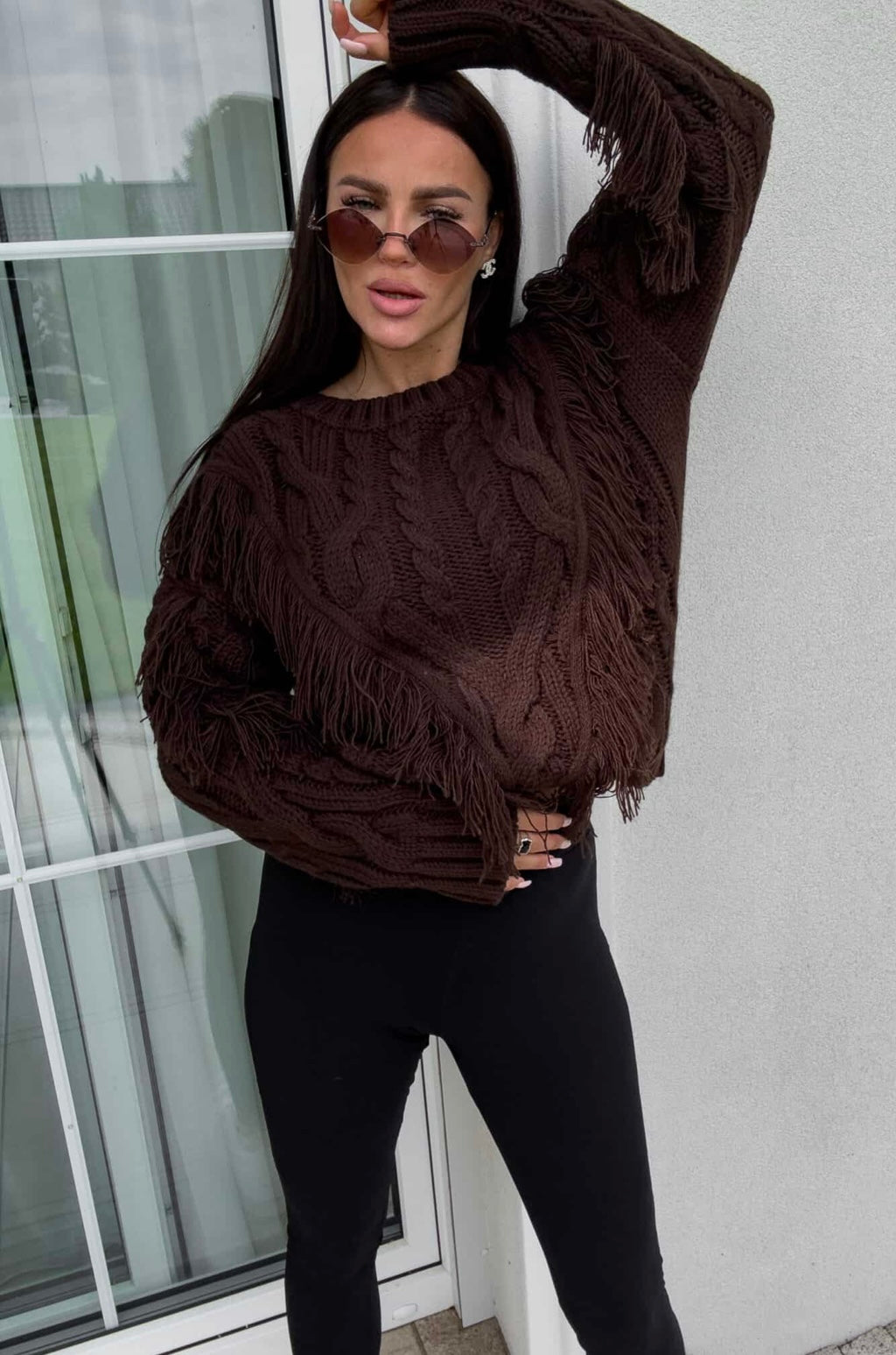 INDIANA sweater - chocolate 🇵🇱 Sweter INDIANA - czekoladowy ByMe